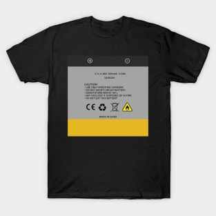 Battery Dead memes T-Shirt